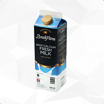 BrookFarm SUSU SEGAR TINGGI KALSIUM Plain 946ml